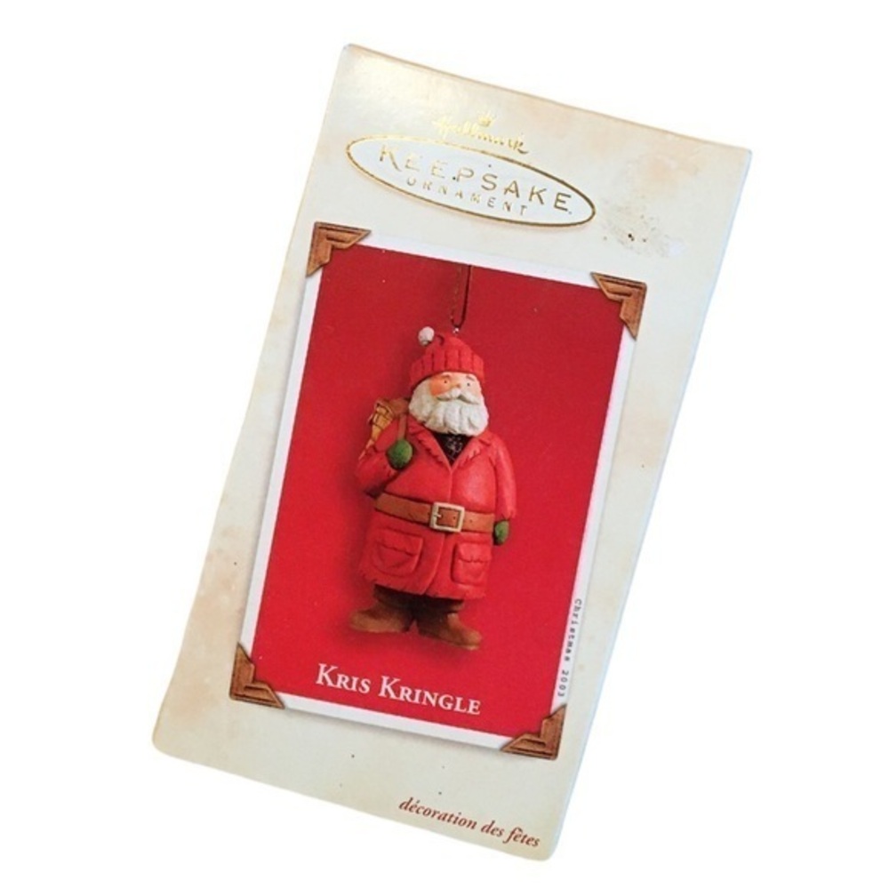 NIB HALLMARK 2003 Kris Kringle ornament